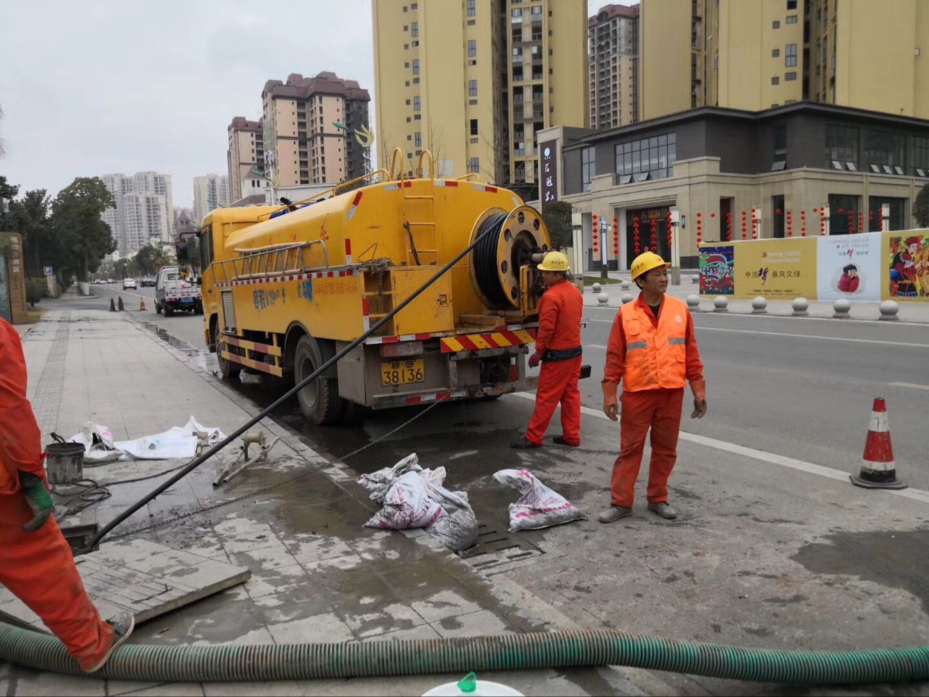 眉山排污管道清淤-管道清洗